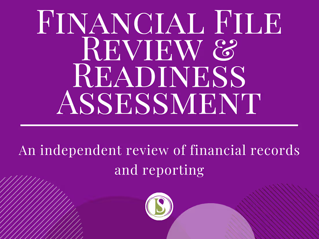 Cover image for Financial File Review & Readiness Assessment