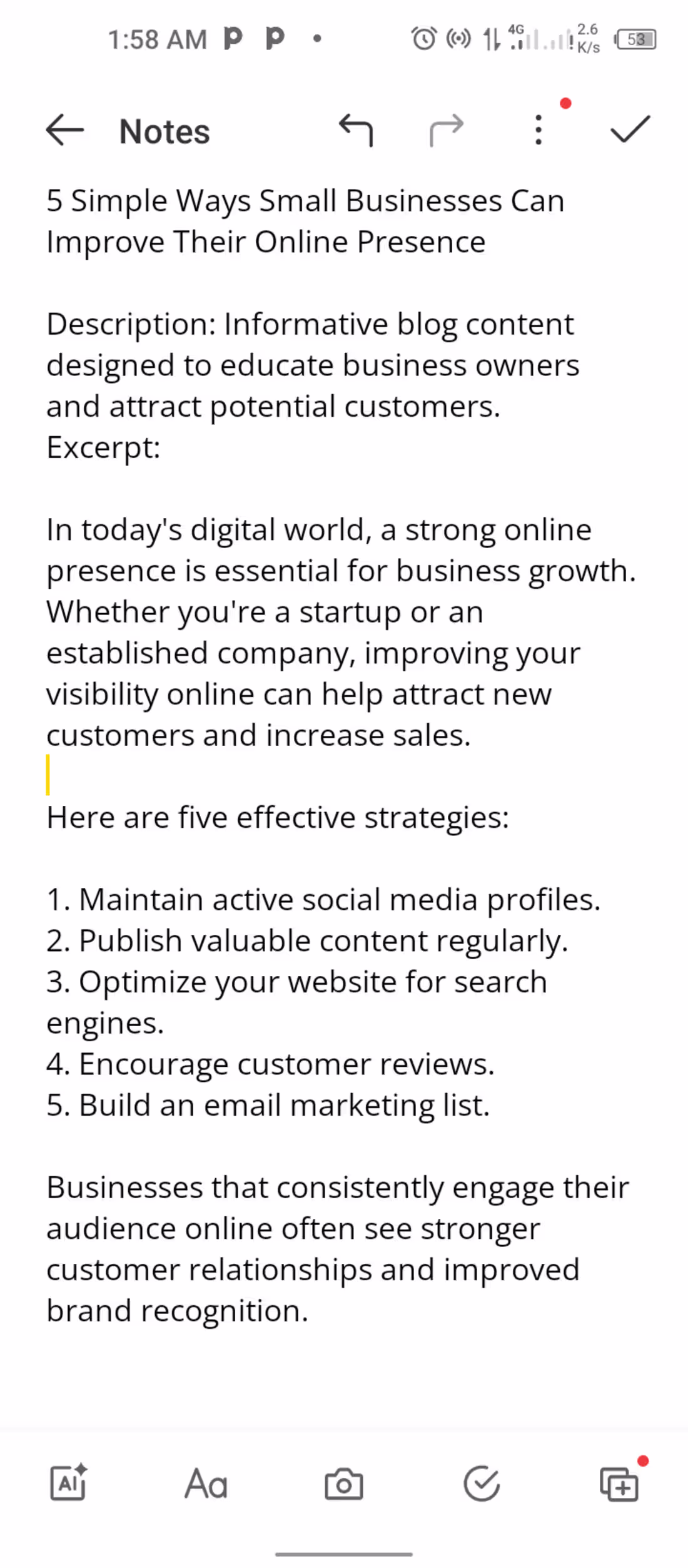 Cover image for Blog Writing:
5 Simple Ways Small