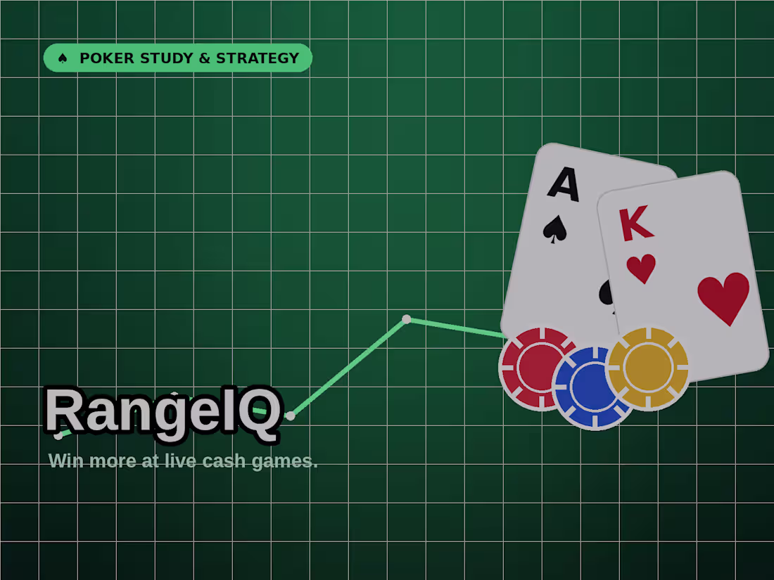 Cover image for RangeIQ — Poker Study & Education Channel