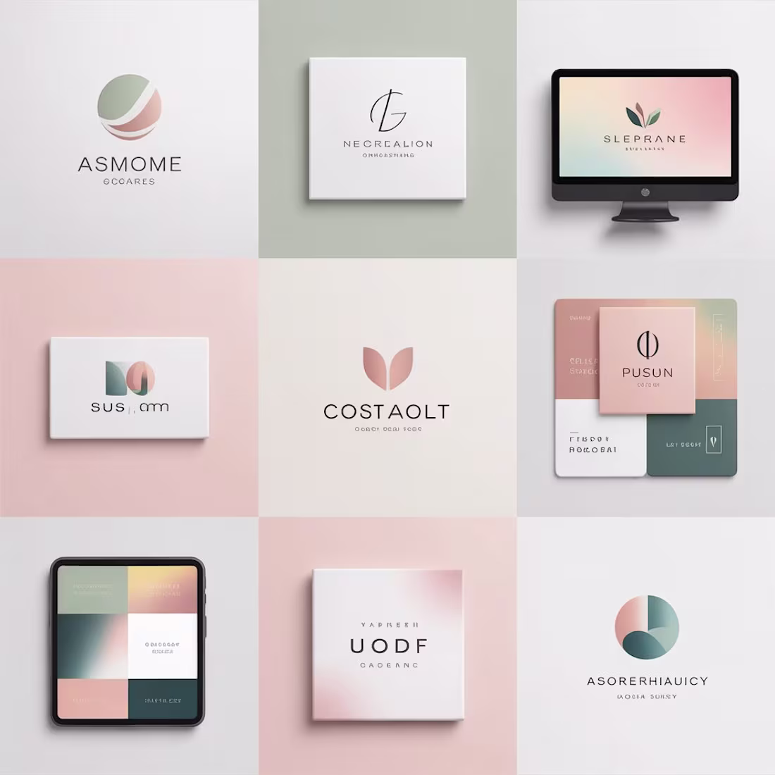 Cover image for Modern brand identity concepts featuring