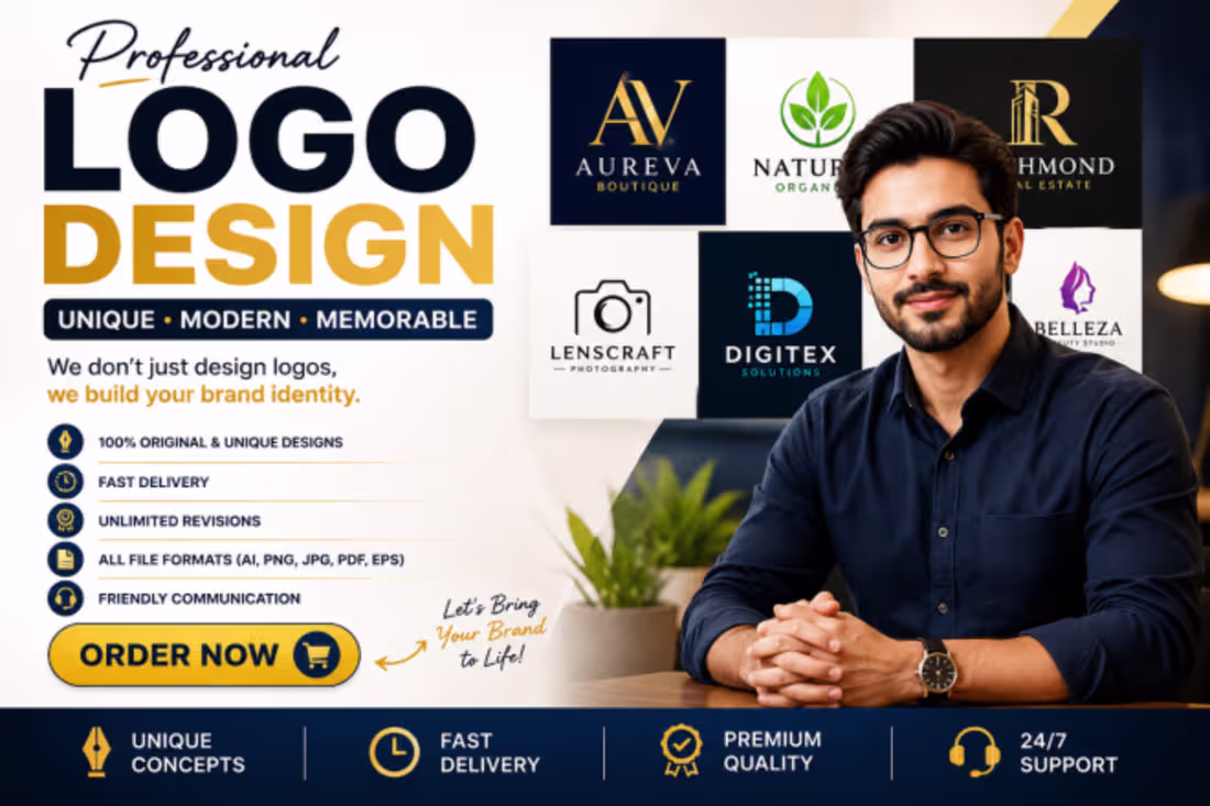 Cover image for Logo design 