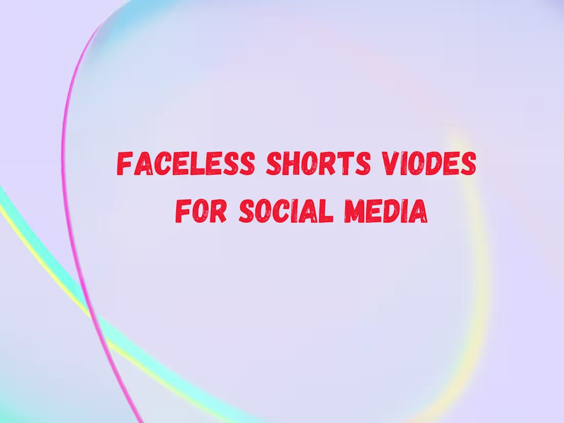 Cover image for Faceless Short Vidoes