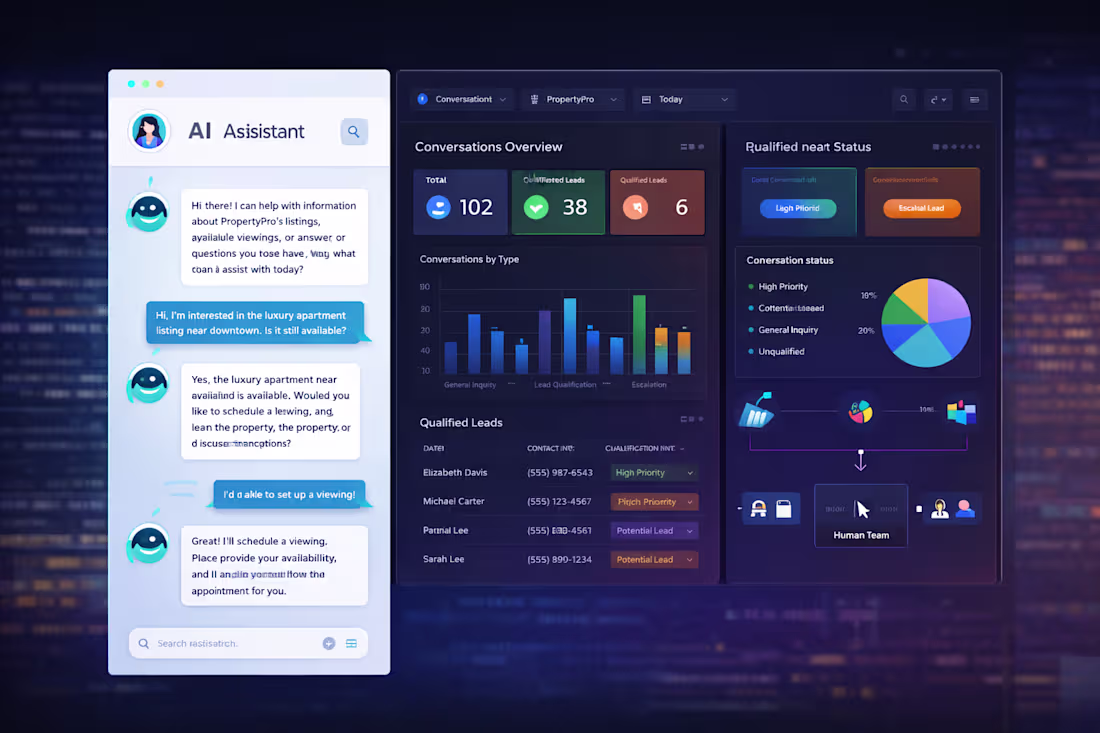 Cover image for AI Customer Support & Lead