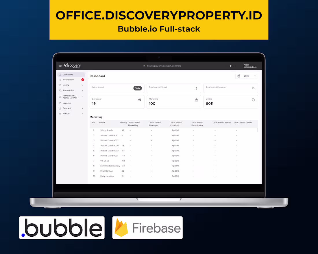 Cover image for Discovery Property - Full Stack Bubble