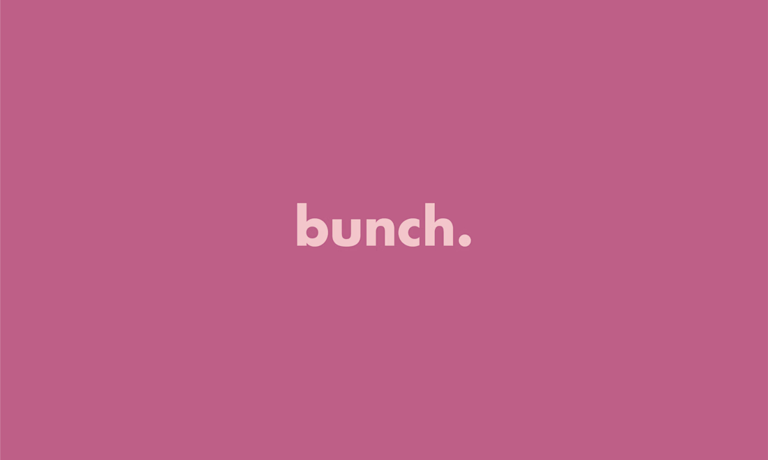 Cover image for bunch brand identity