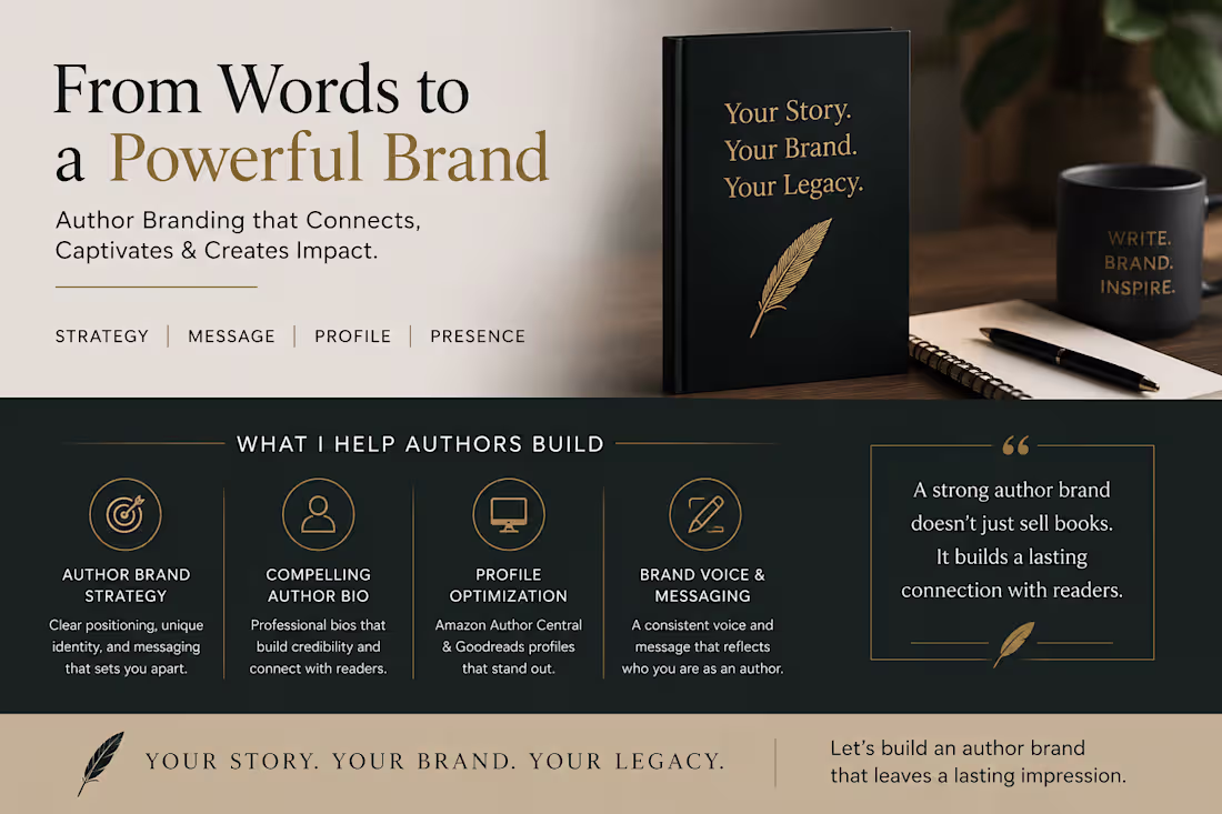 Cover image for 🙌 Author Brand Strategy &
