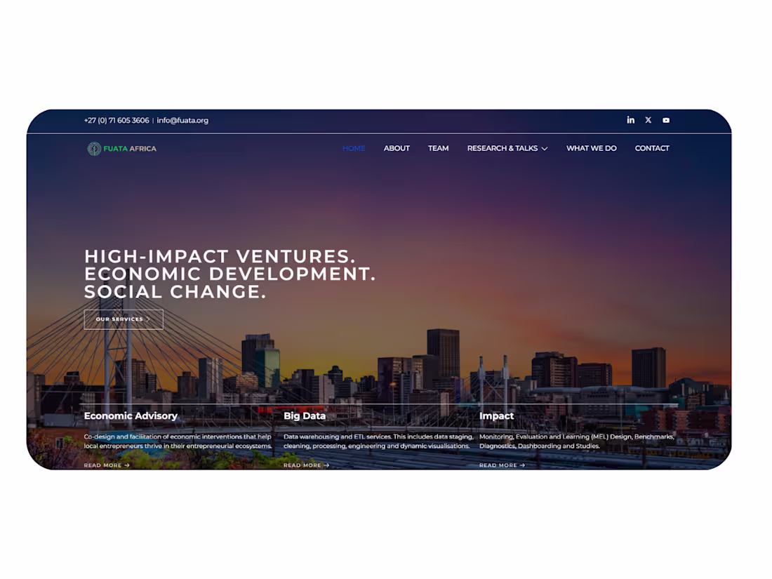 Cover image for Fuata Africa Website Redesign