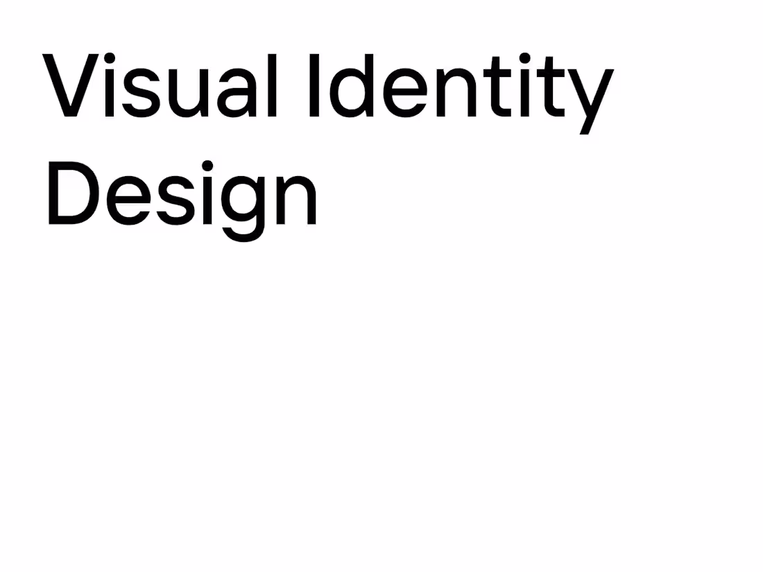 Cover image for Visual Identity Design