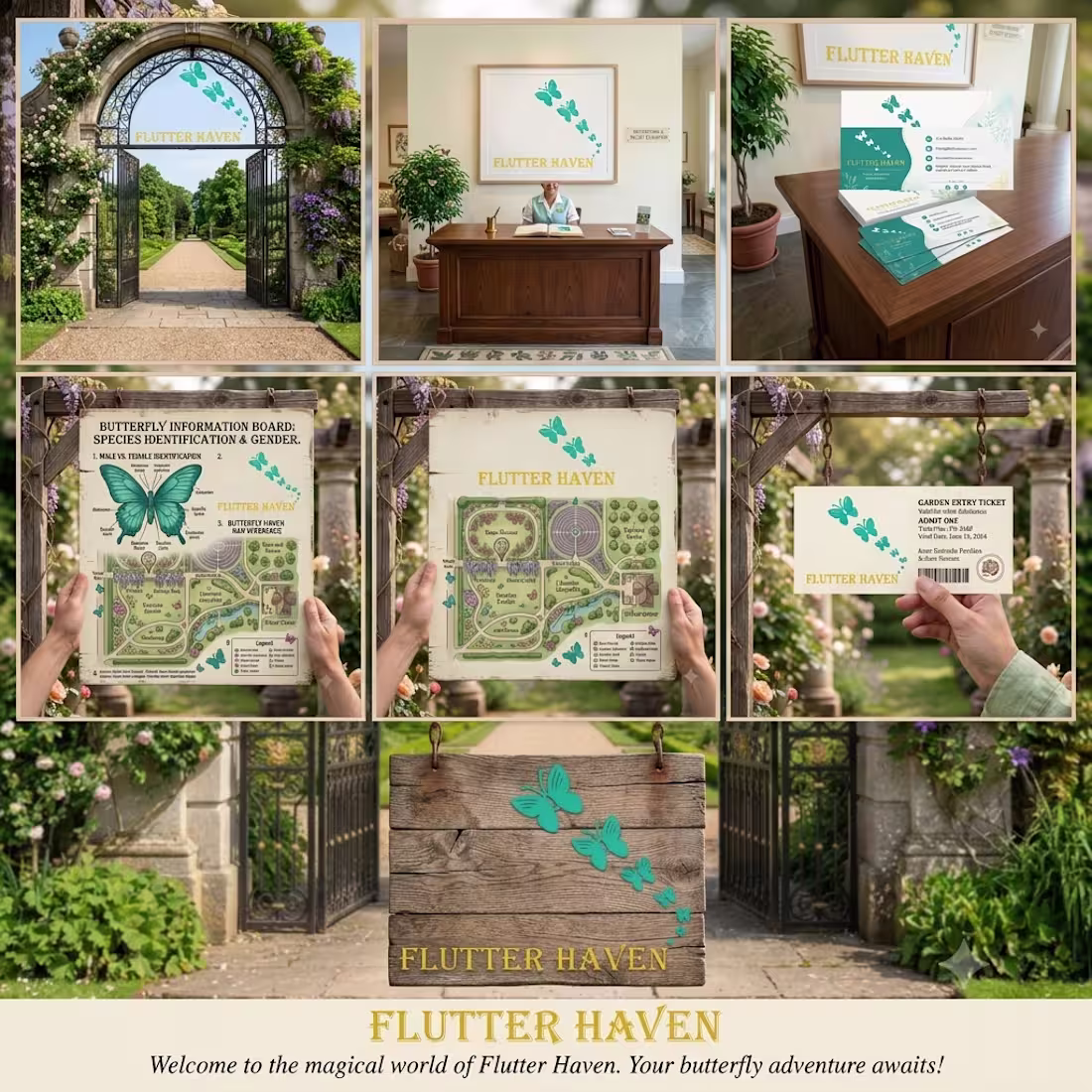 Cover image for Flutter Haven – Butterfly Garden
