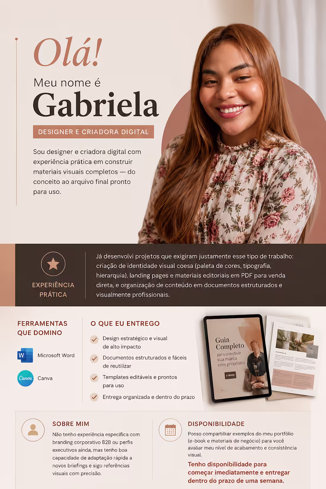 Cover image for Olá! Meu nome é Gabriela