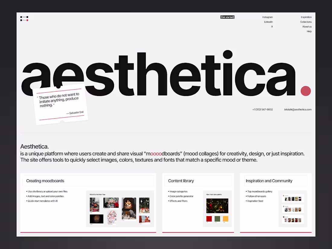 Cover image for aesthetica. - Crafting Visual Stories 