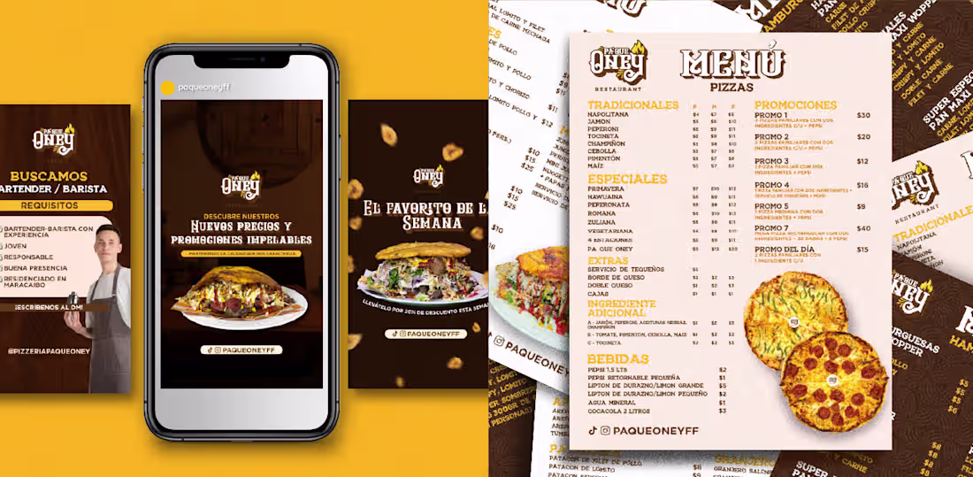 Cover image for Flyer and Menu design for