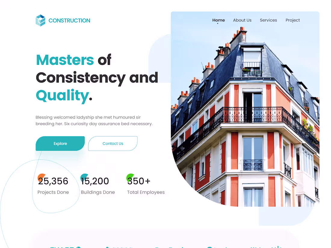 Cover image for Real Estate Landing Page Design