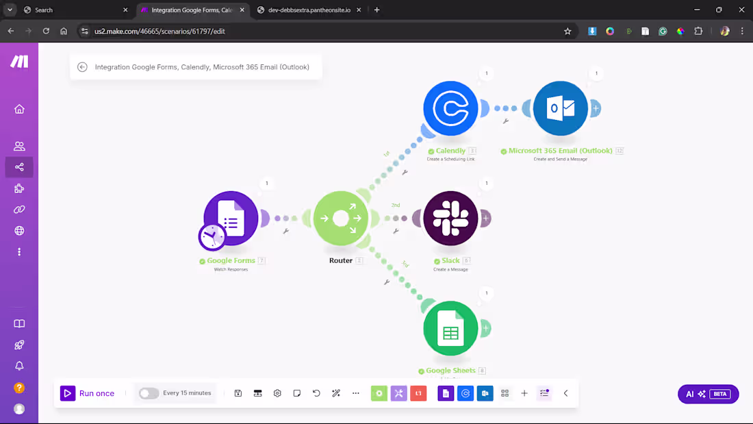 Cover image for Automate Lead Management with Google Forms & Make.com Workflow