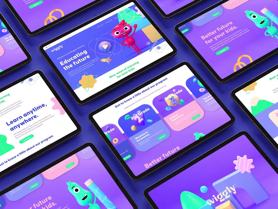 Cover image for Wiggly | Brand UX/UI Design