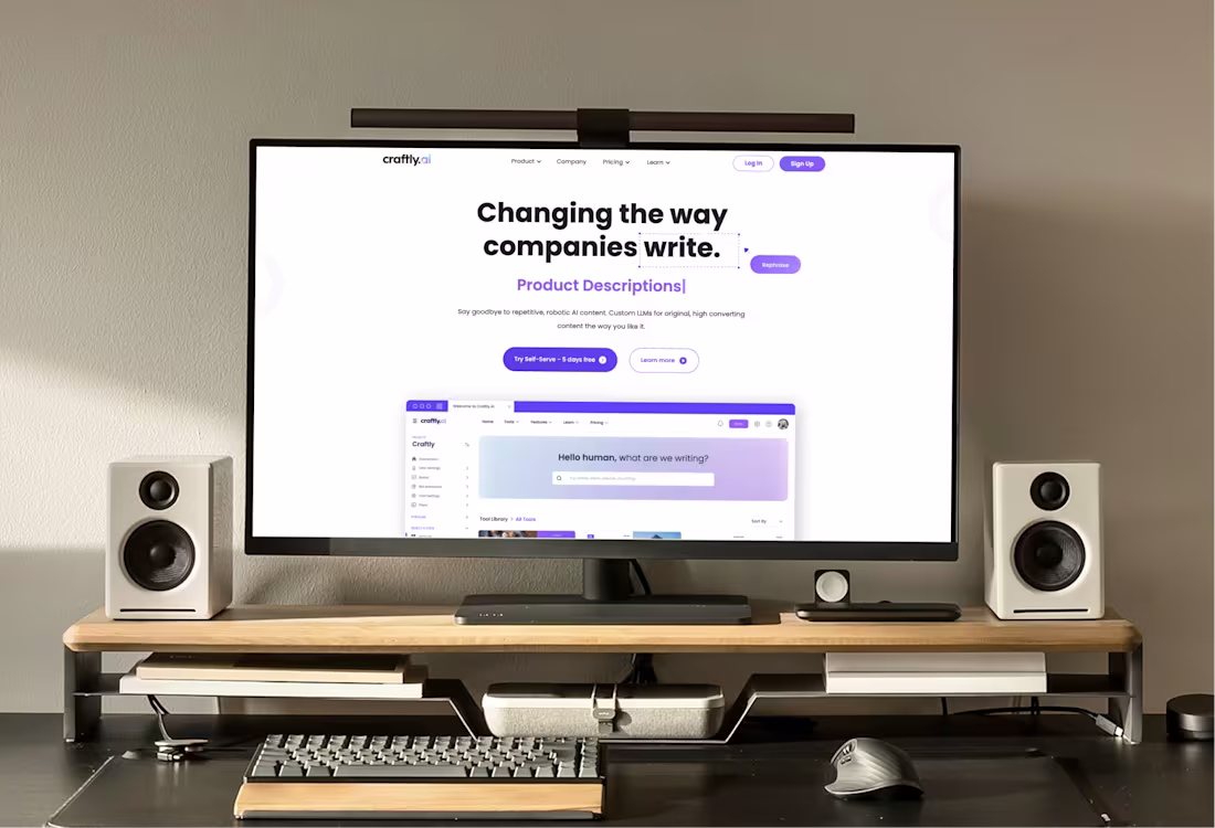 Cover image for Craftly.AI Website Redesign and Development