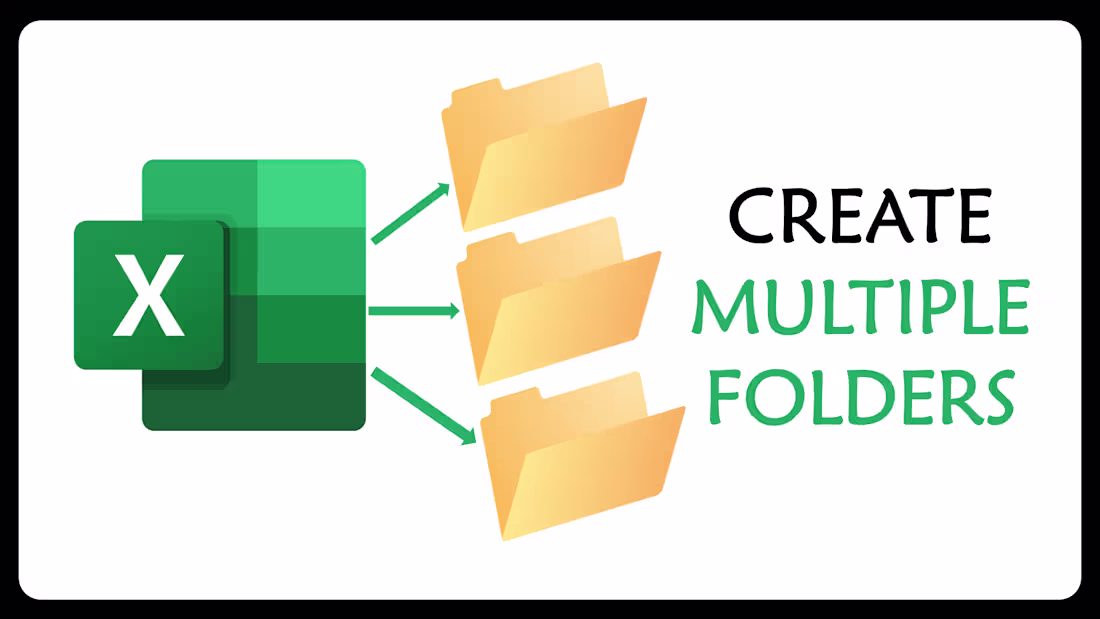 Cover image for Create multiple folders using excel