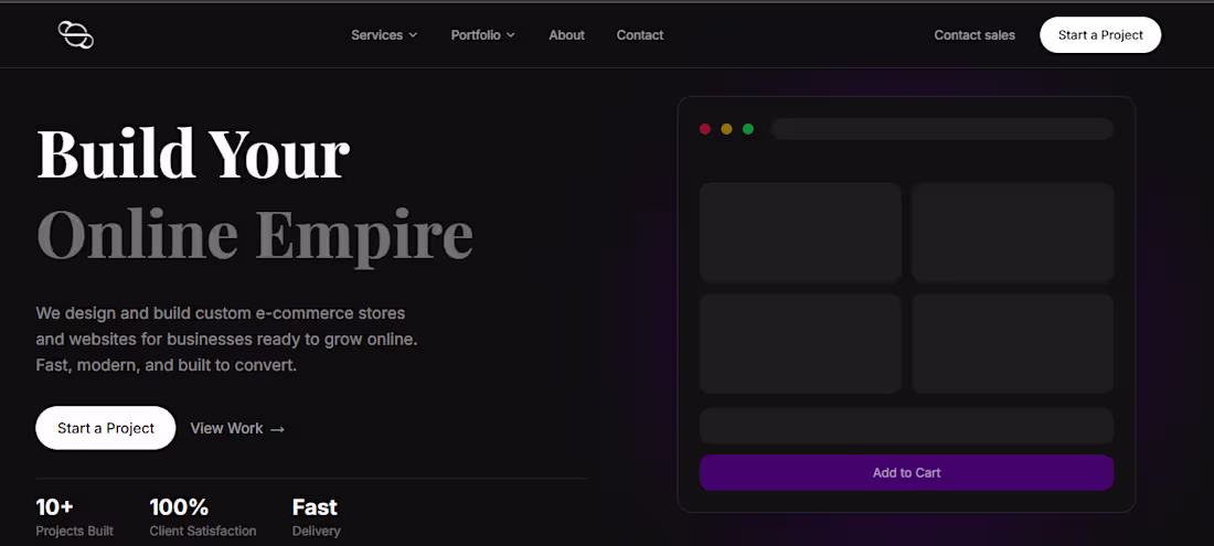 Cover image for Conversion-first website for a web