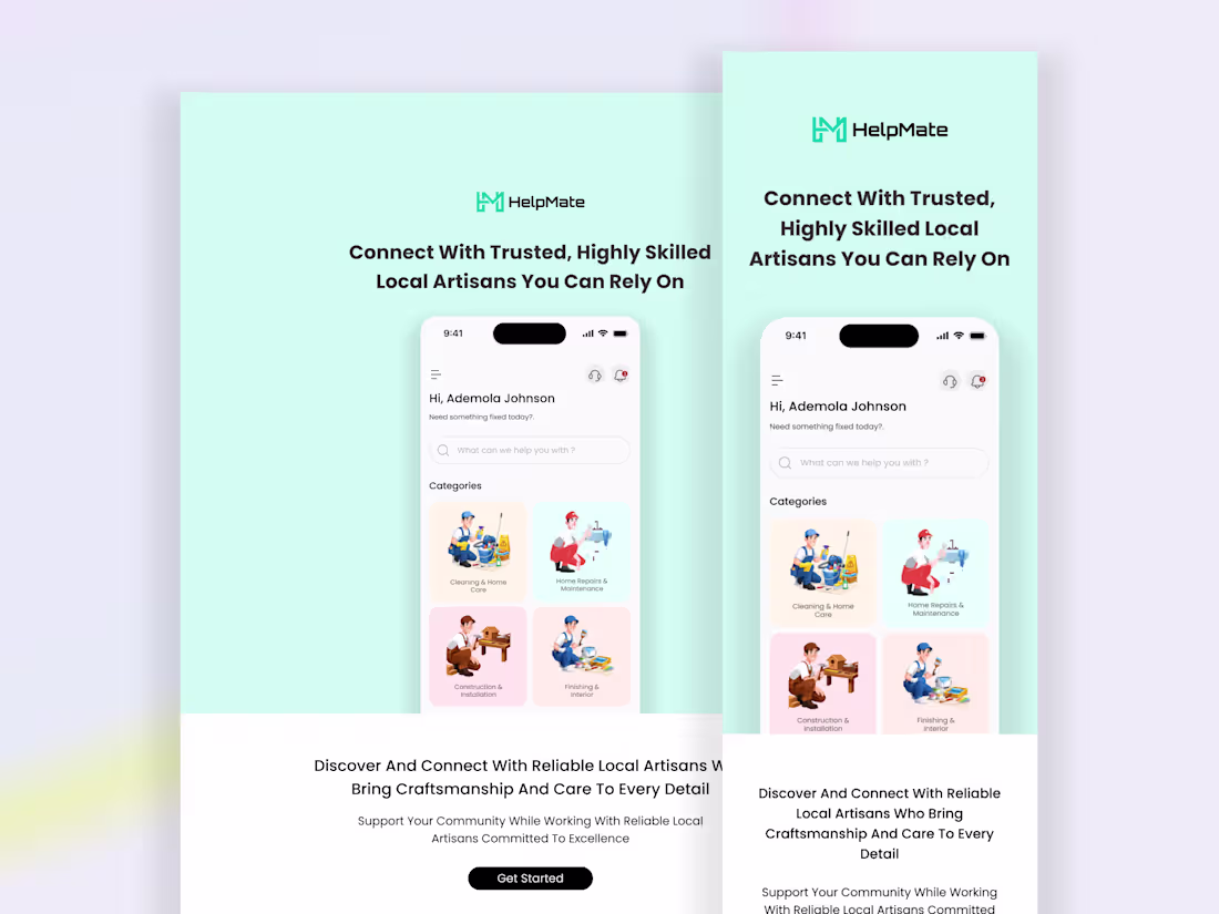 Cover image for Trust Led Email Template Design for HelpMate Using Stripo