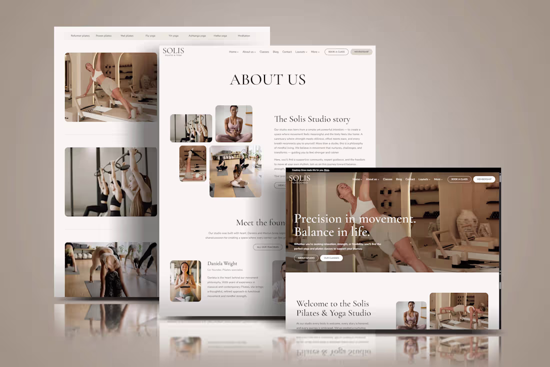 Cover image for Title
Premium Wellness Website Design
Many Pilates