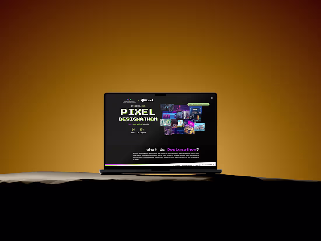 Cover image for Pixel Designathon Website Design for GDGC