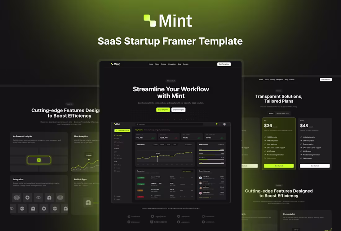 Cover image for Mint - Web Design & Framer Development
