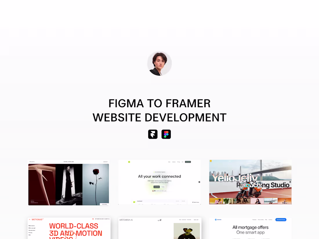 Cover image for Figma to Framer Website Development
