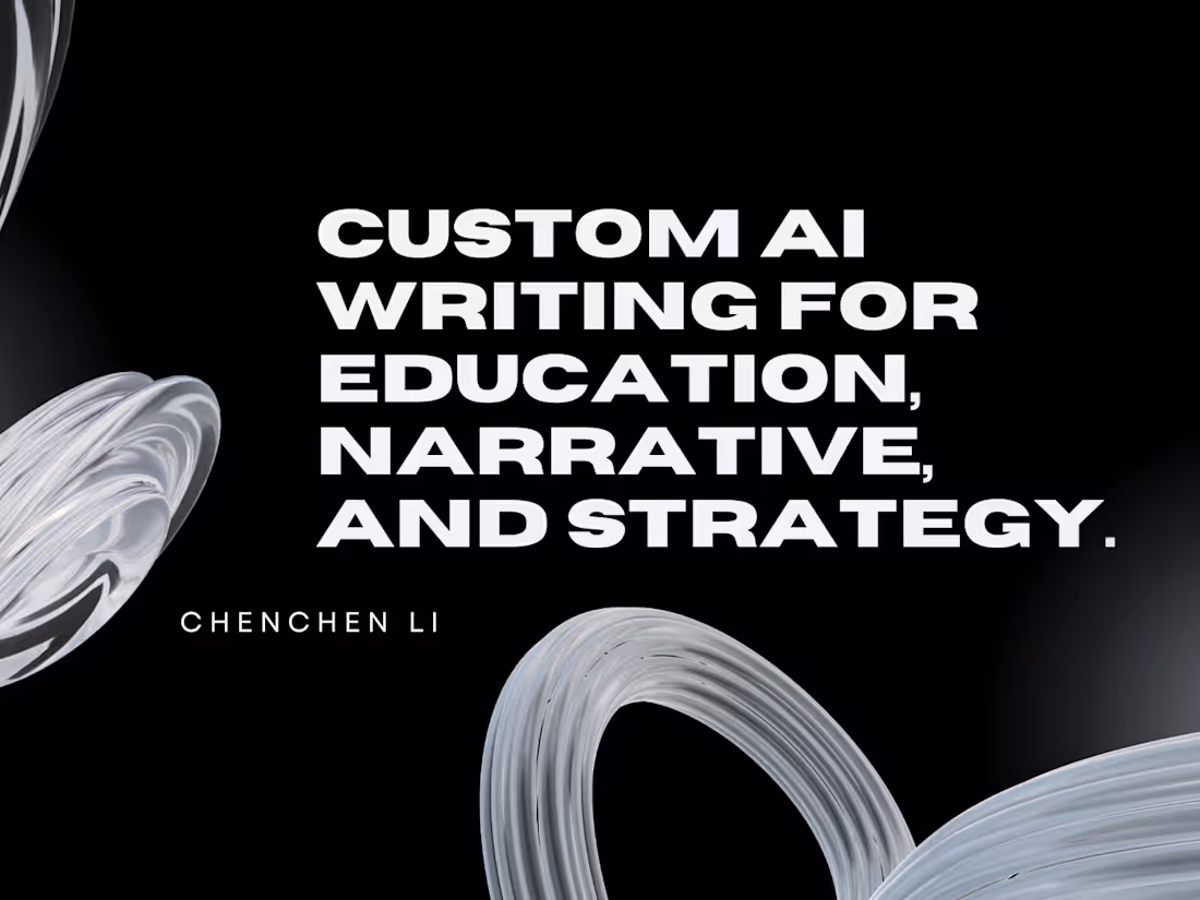 Cover image for AI Writing Systems & Strategic Content