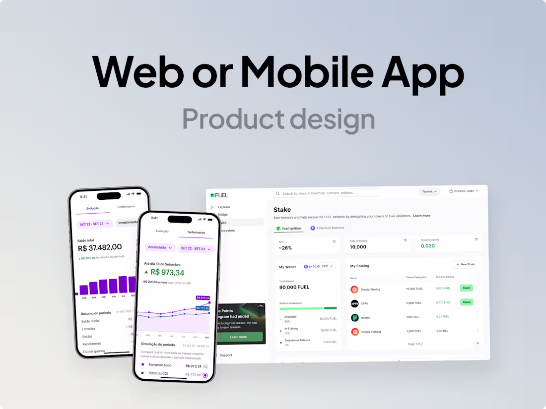Cover image for UX/UI for MVPs, product evolution & new features