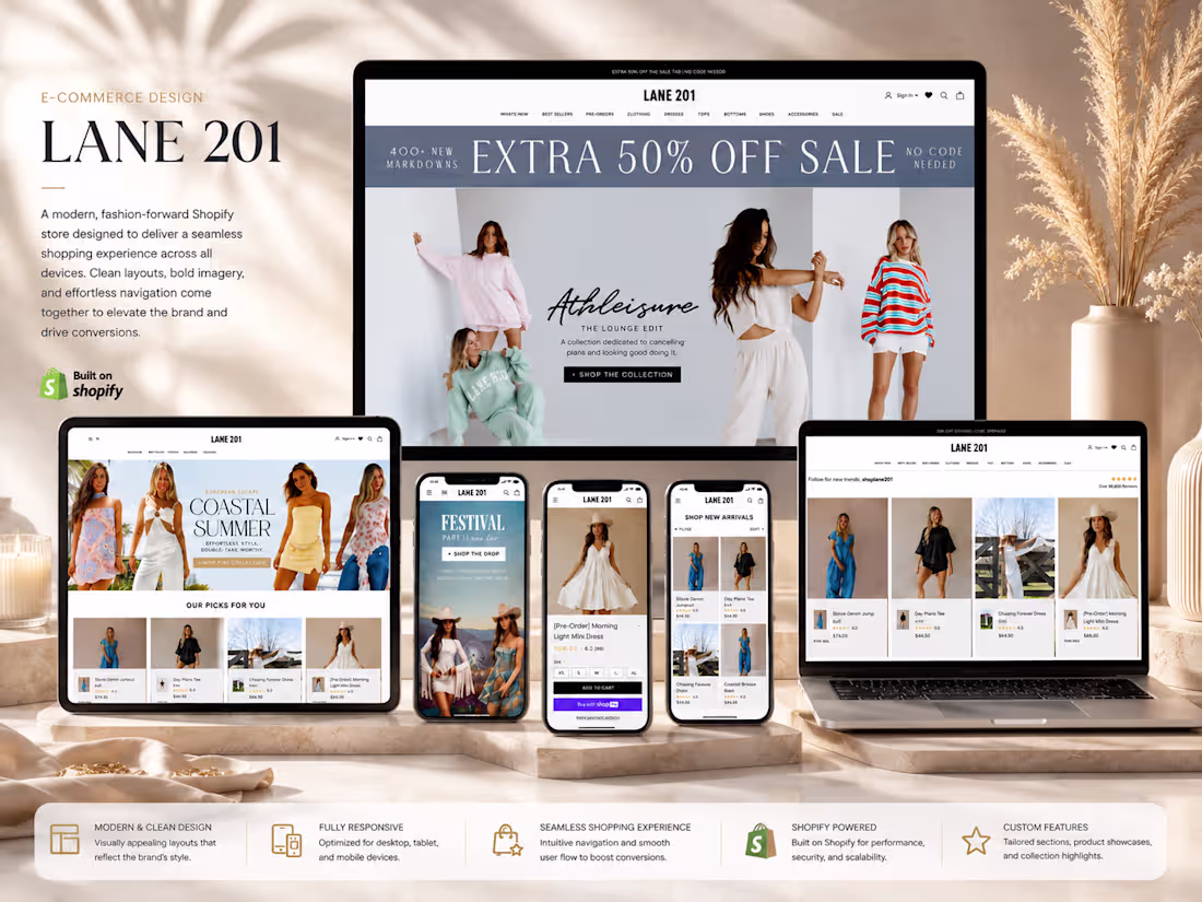 Cover image for LANE 201 – Premium Shopify