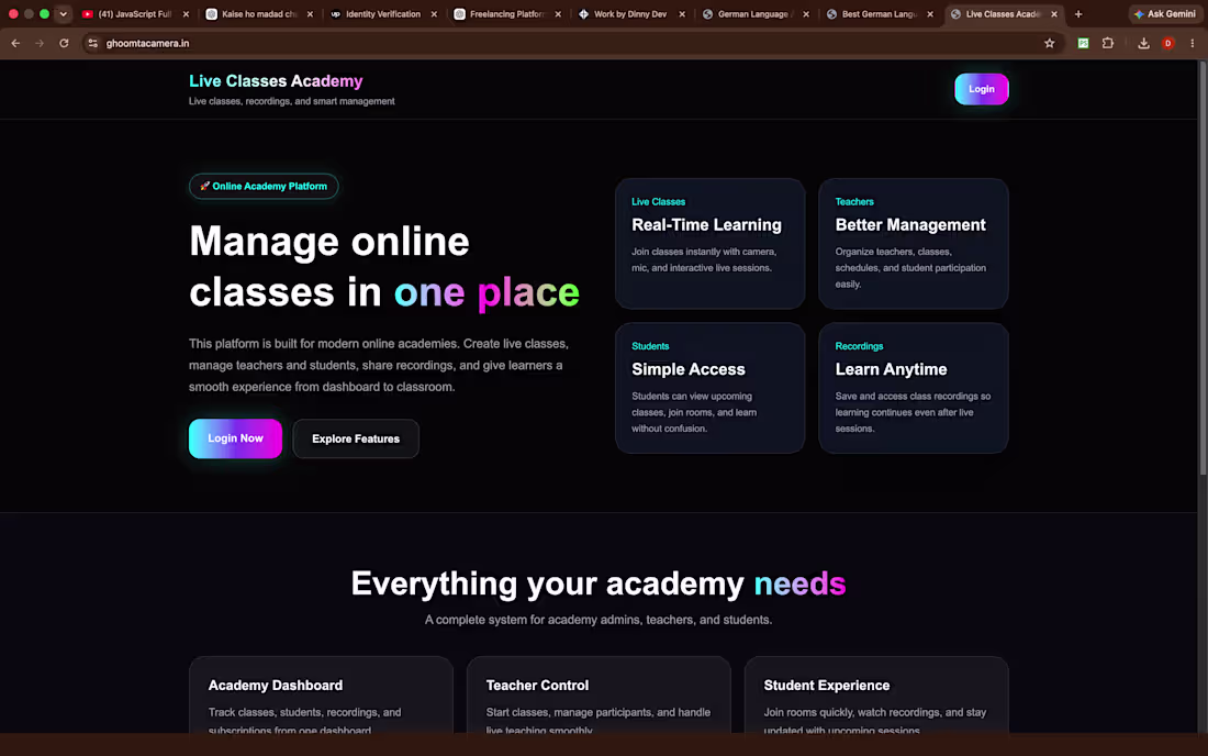 Cover image for 🚀 Developed GhoomtaCamera.in (http://GhoomtaCamera.in) –