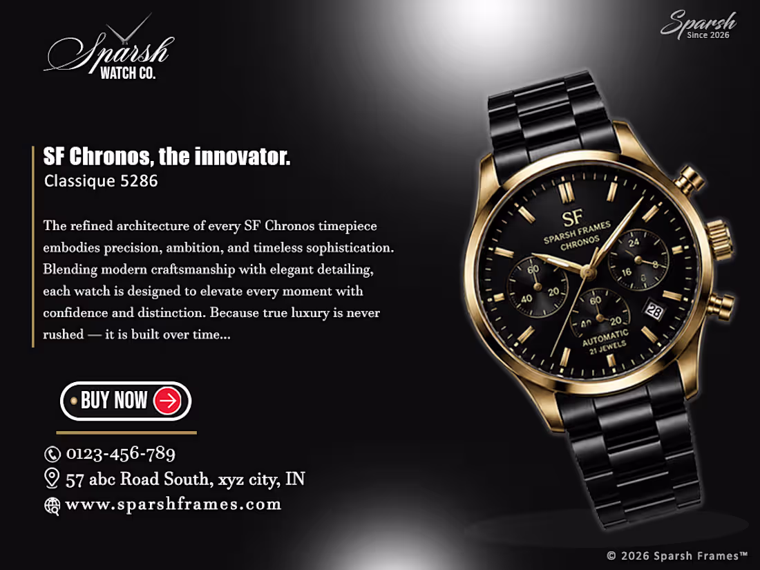 Cover image for Luxury Watch Advertisement Concept |