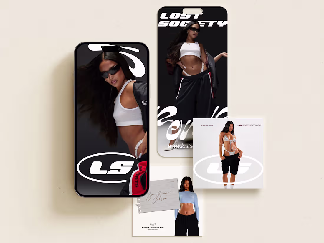 Cover image for https://www.behance.net/gallery/235759583/Lost-Society-Brand...