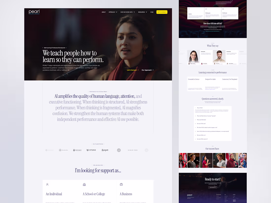 Cover image for A modern educational platform experience
