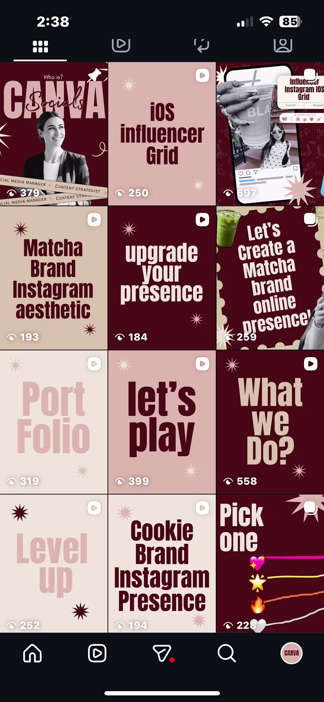 Cover image for My Instagram account Grid🤍