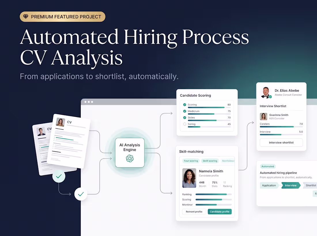 Cover image for Automated Hiring Process CV Analysis