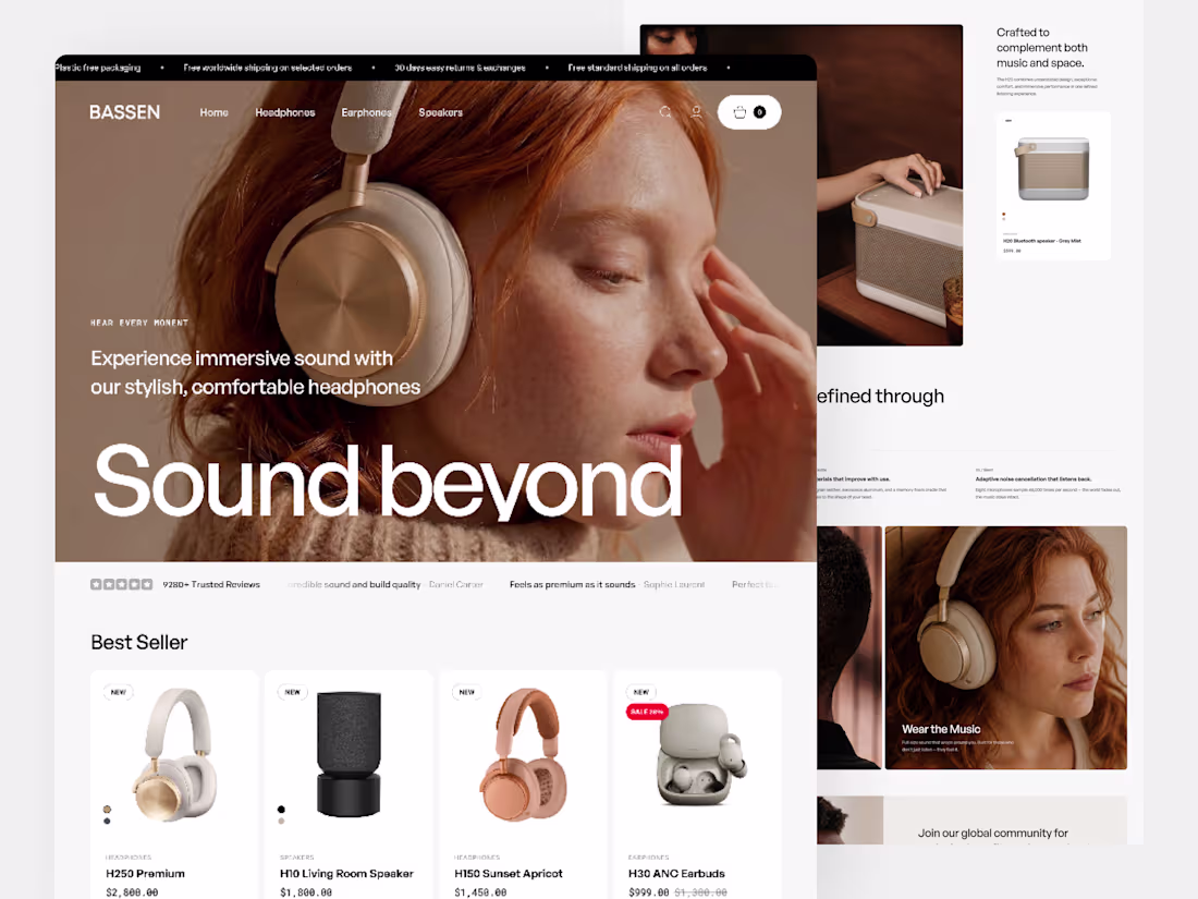 Cover image for Bassen – Premium Audio E-commerce
