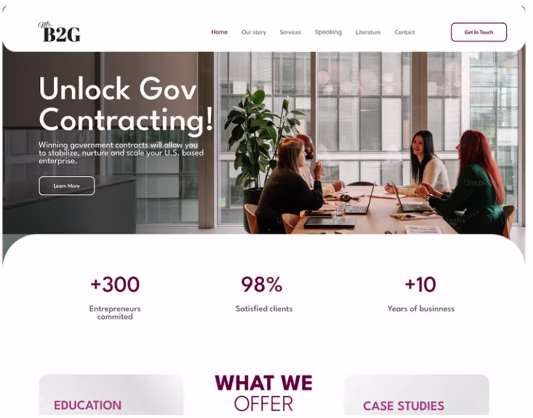Cover image for Website — United State
Web design