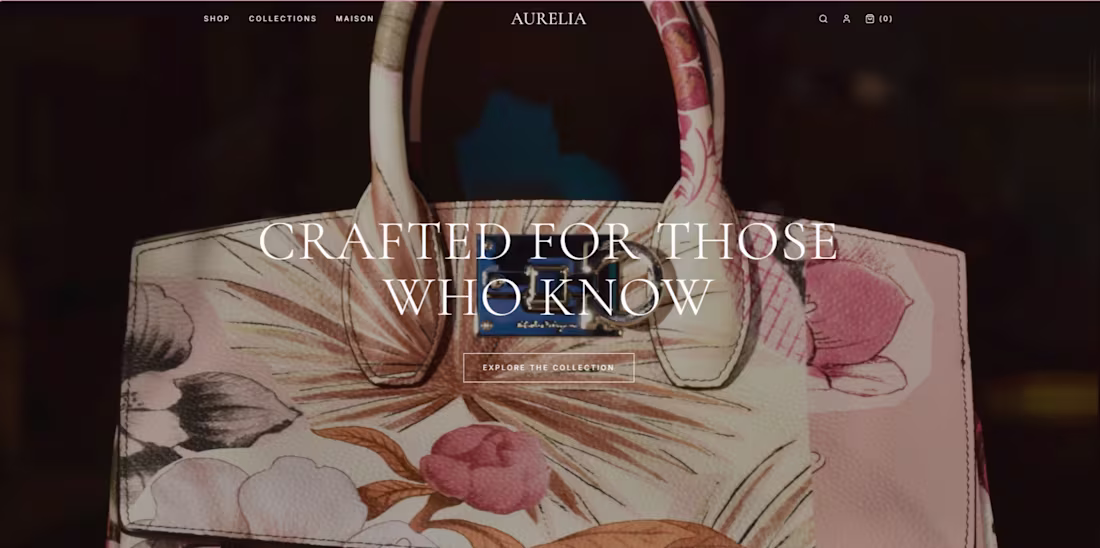Cover image for Aurelia / Luxury E-Commerce Store