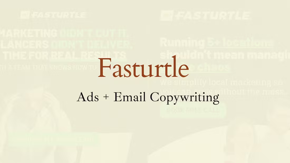 Cover image for Email and Ads Copywriter for