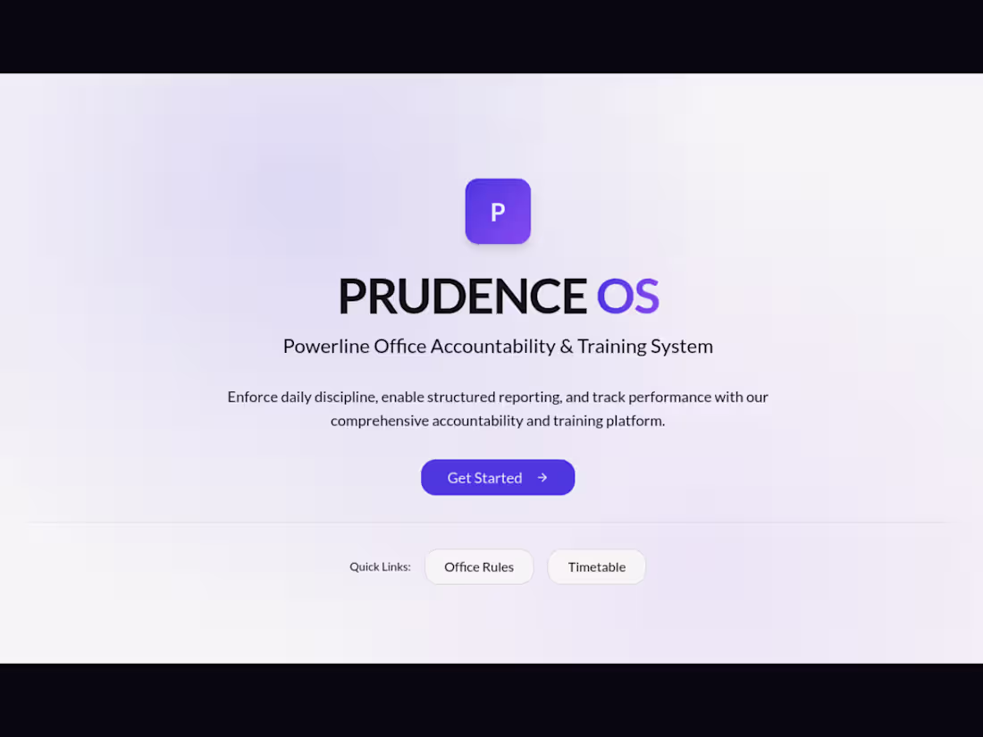 Cover image for Prudence Path (PRUDENCE OS) —