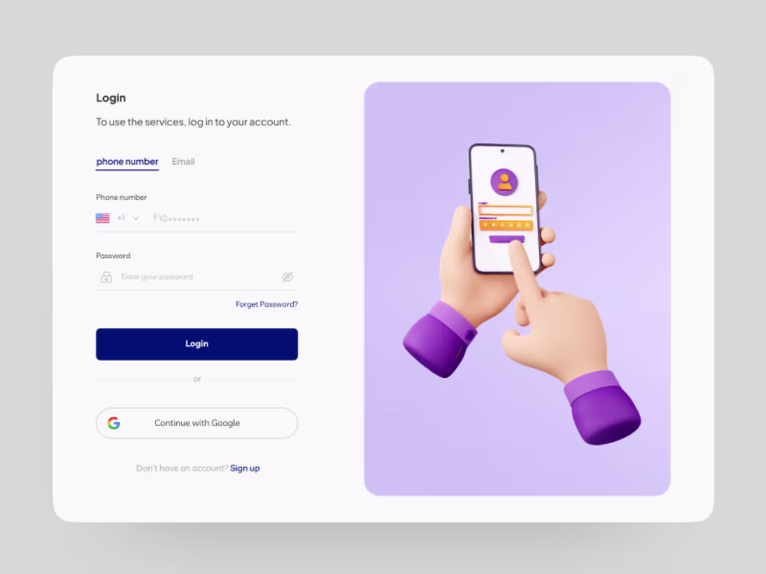 Cover image for Login & OTP Verification UI – Minimal, Clear & Playful