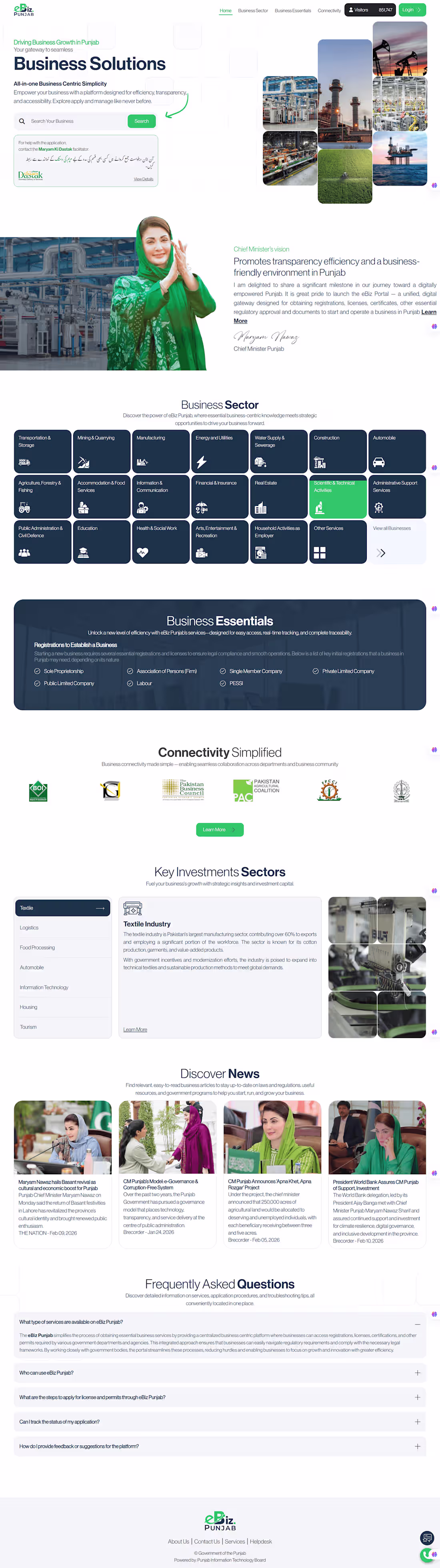 Cover image for eBiz System - Govt of