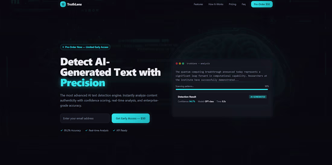 Cover image for Landing page to validate an