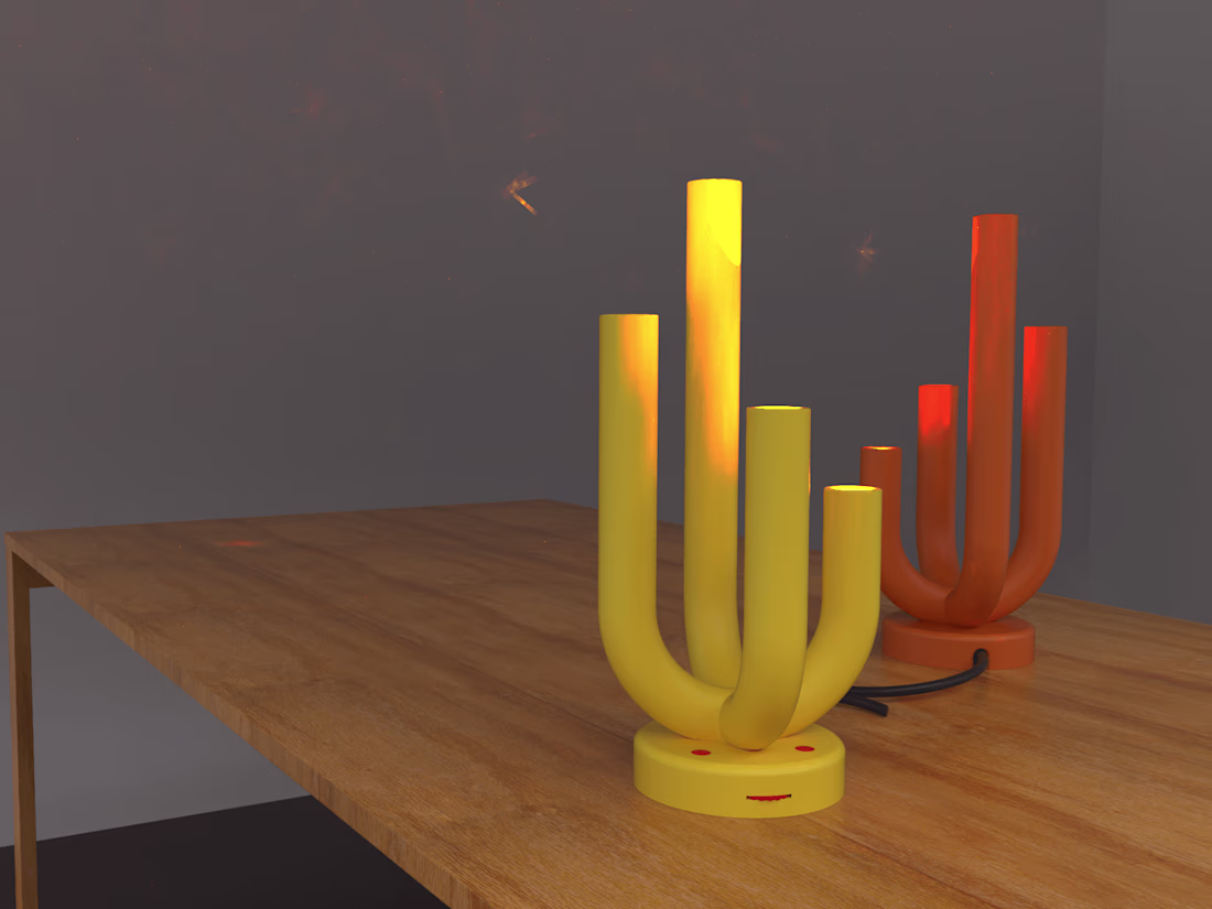 Cover image for Uplight: The Ambient Desk Lamp on Behance