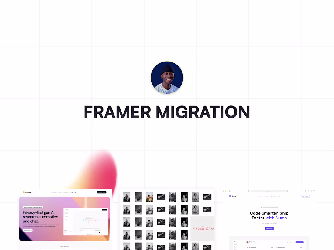 Cover image for Framer Migration