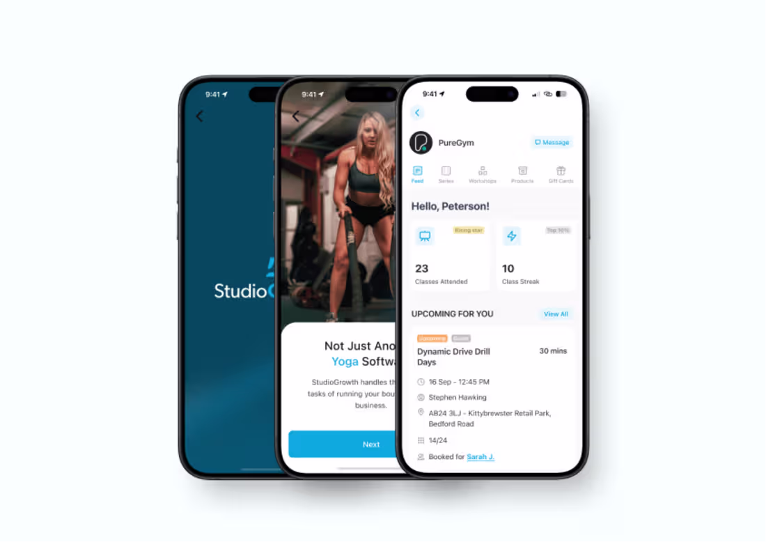 Cover image for Mobile app for a yoga studio - class scheduling (instructor)...