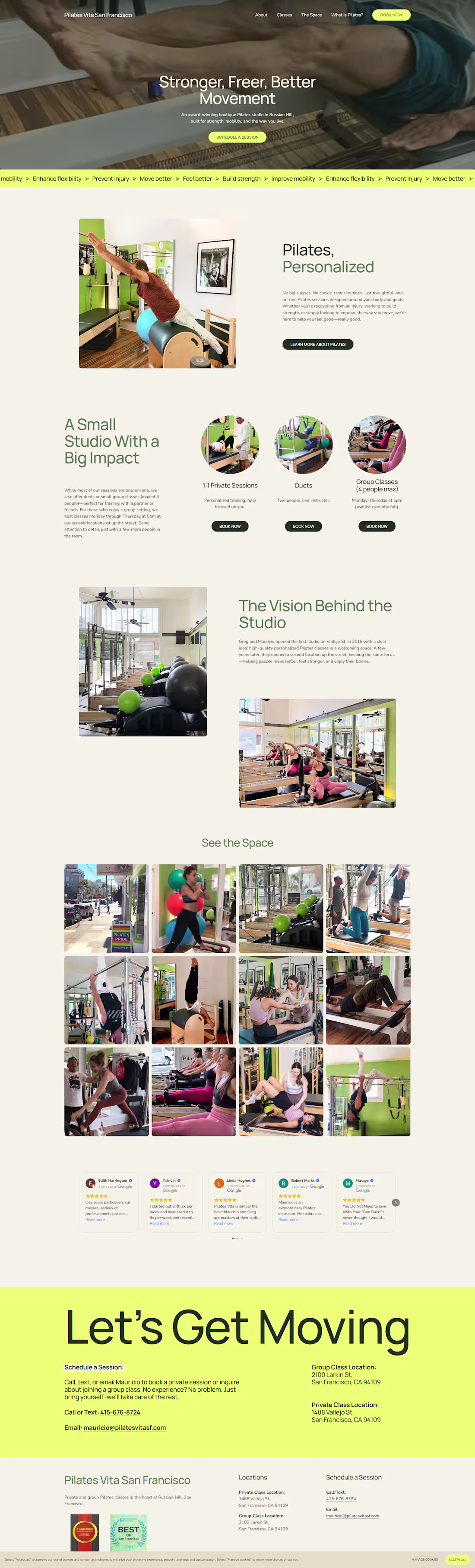 Cover image for Built a responsive gym, optimized
