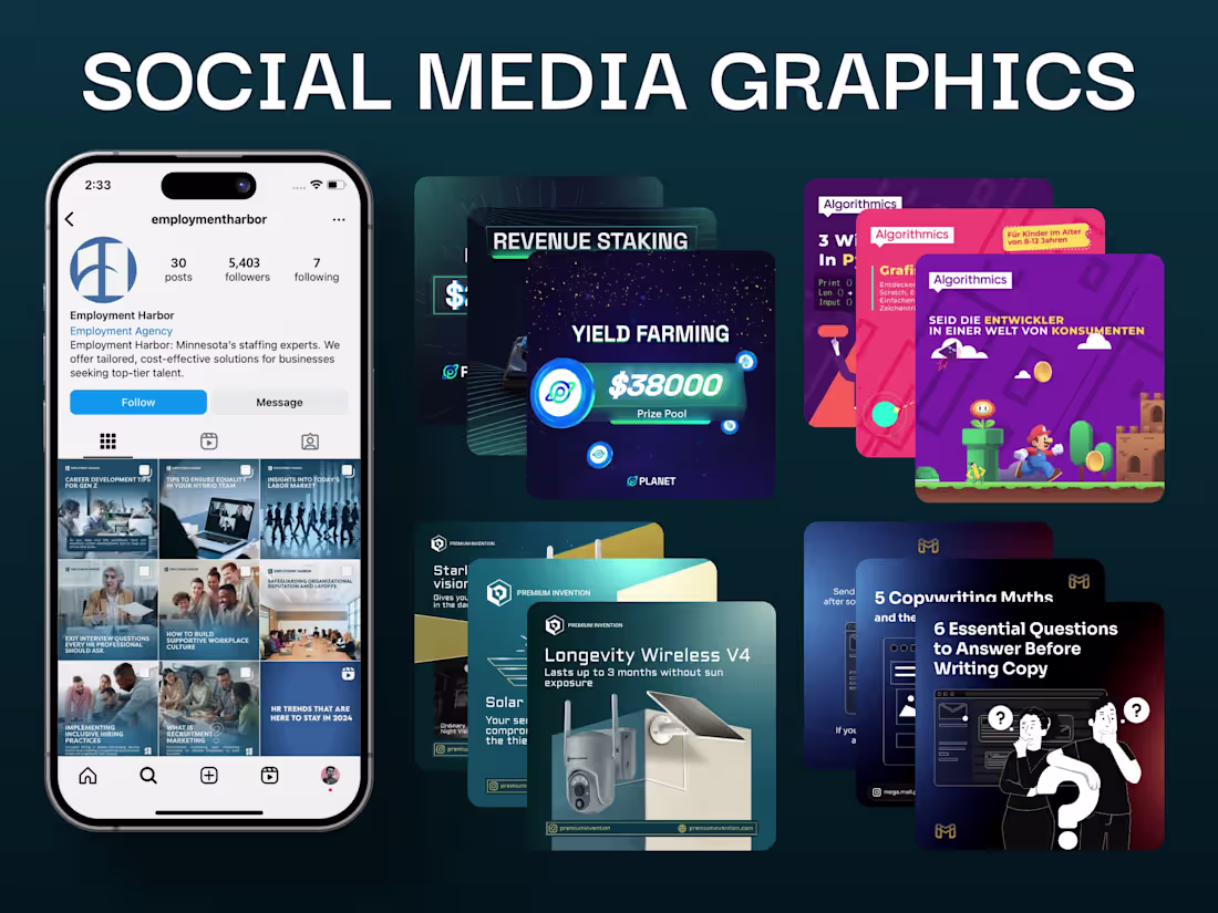 Cover image for Social Media Content 