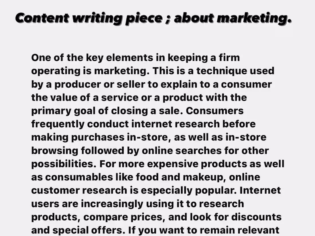 Cover image for Content writing & logo design ect.. 